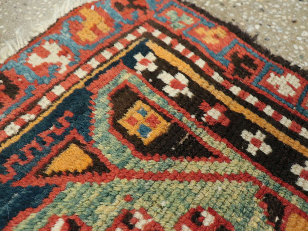 Antique Persian Northwest Rug, No.10003 - Staging