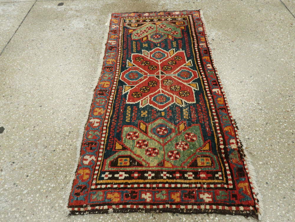 Antique Persian Northwest Rug, No.10003 - Staging