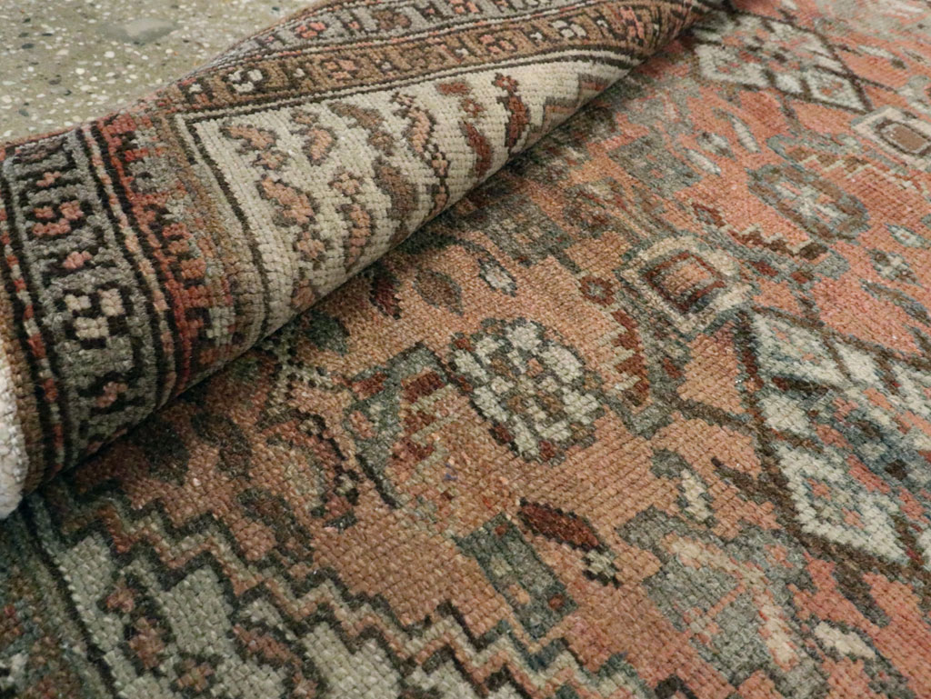 Antique Persian Malayer Throw Rug, No.10082 - Staging