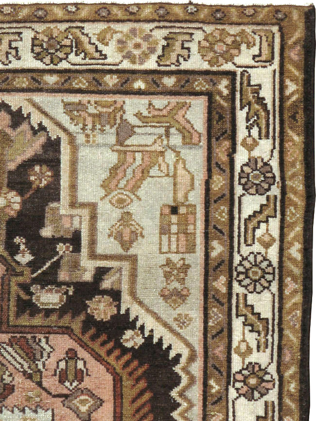 Antique Persian Malayer Rug, No.10086 - Staging