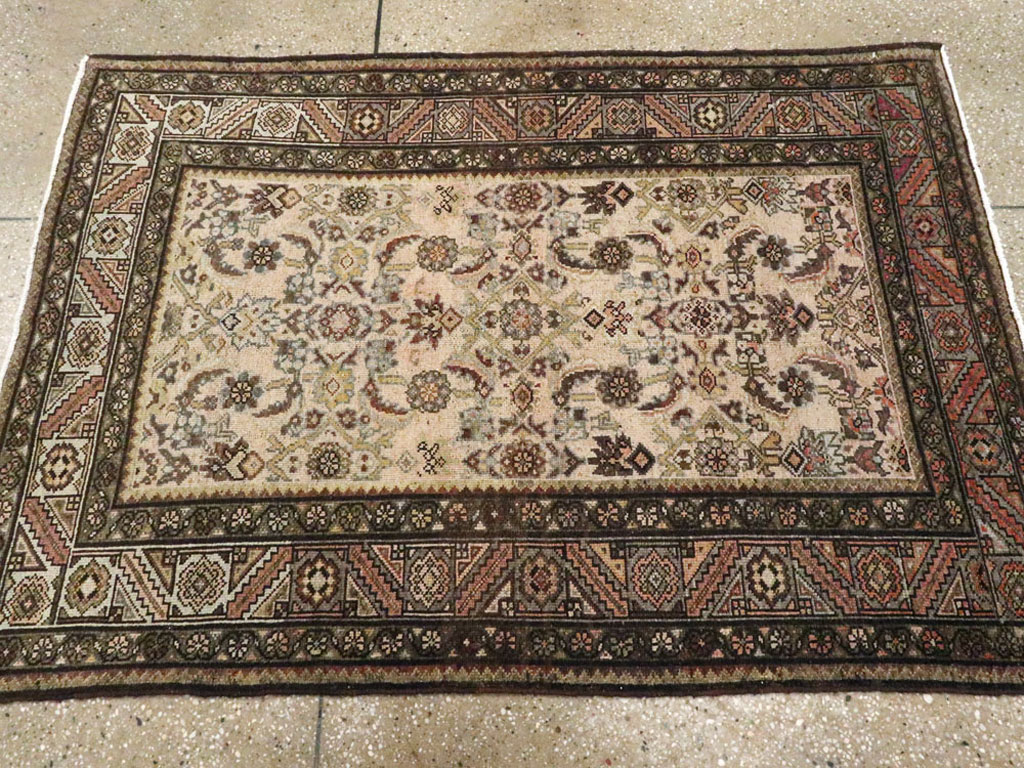 Antique Persian Malayer Rug, No.10091 - Staging