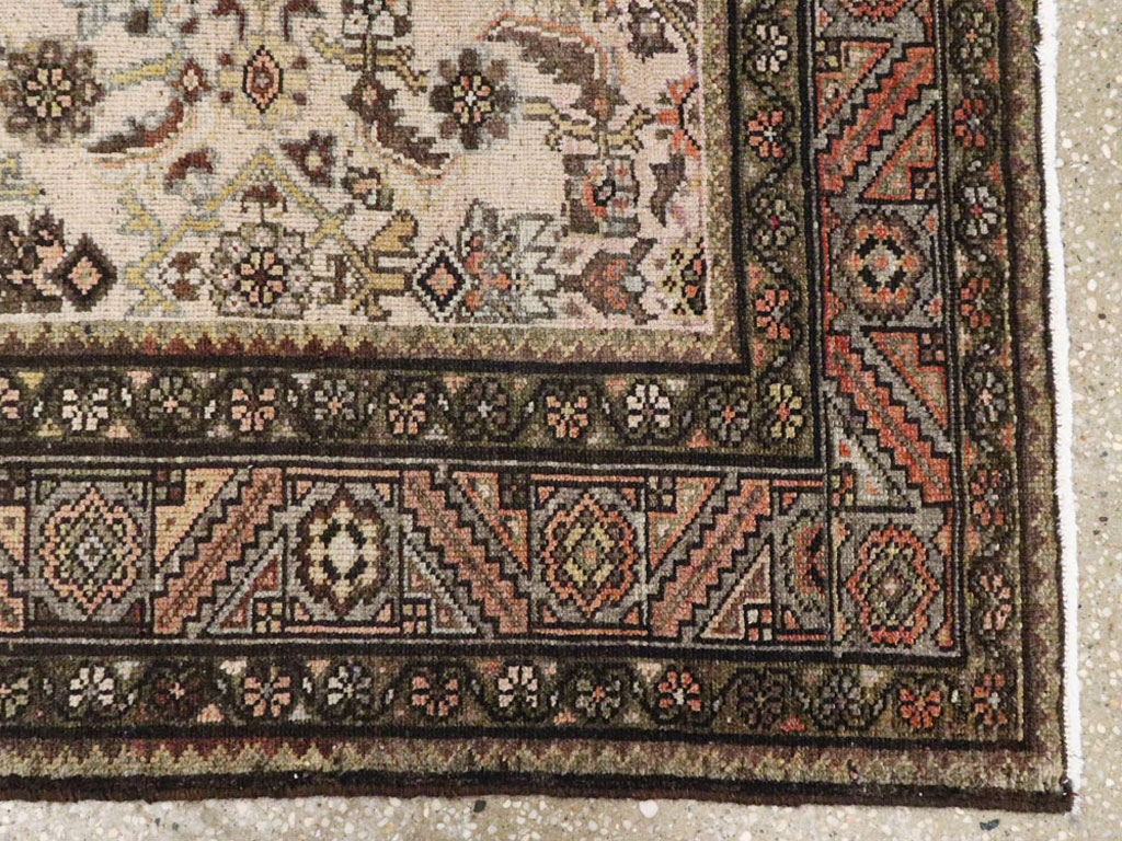 Antique Persian Malayer Rug, No.10091 - Staging
