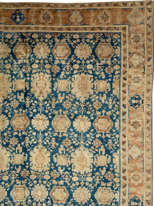 Antique Indian Agra Carpet, No.10115 - Staging