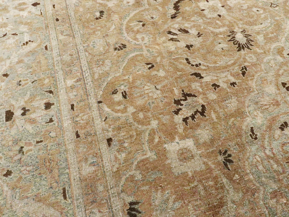 Antique Persian Tabriz Carpet, No.10144 - Staging