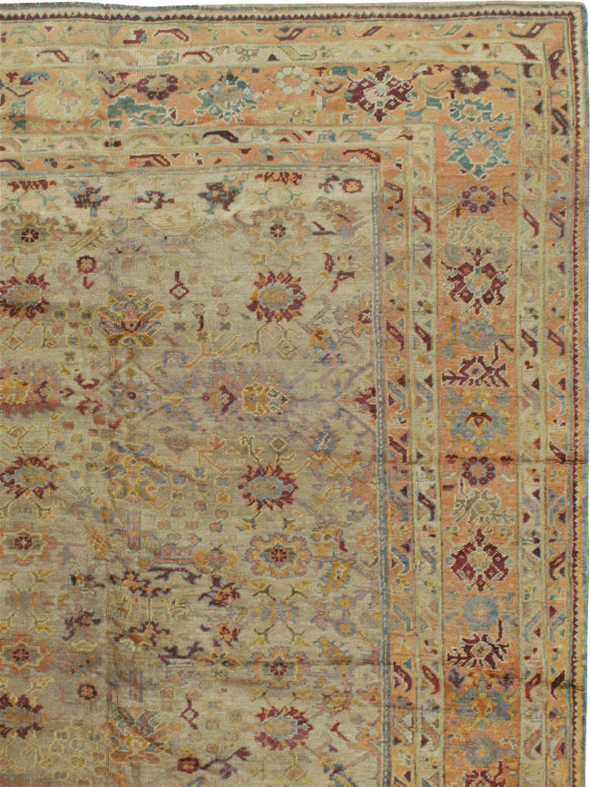 An Oushak Carpet, No.10187 - Staging