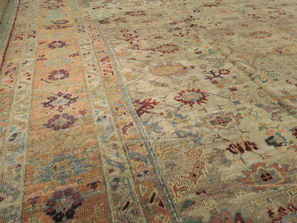 An Oushak Carpet, No.10187 - Staging