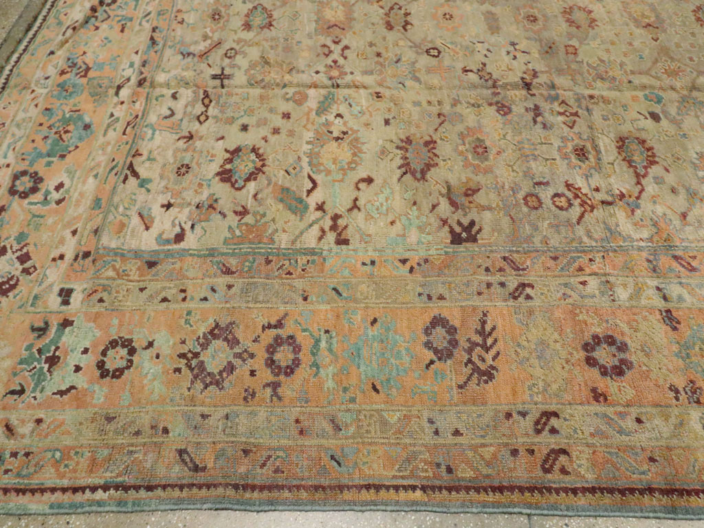 An Oushak Carpet, No.10187 - Staging