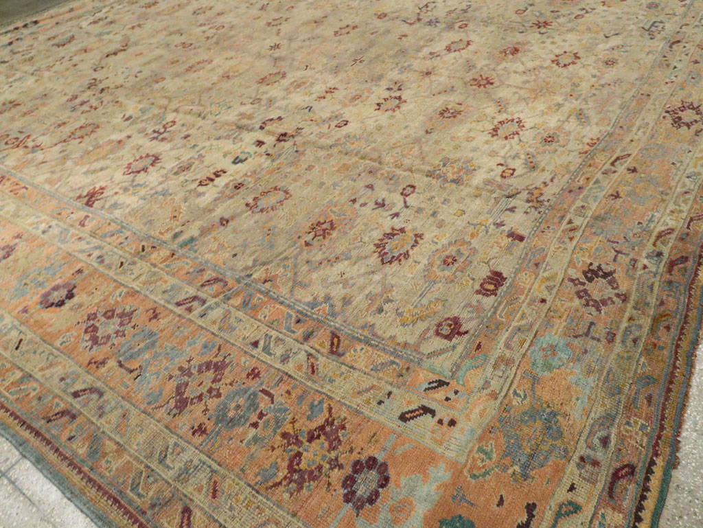 An Oushak Carpet, No.10187 - Staging