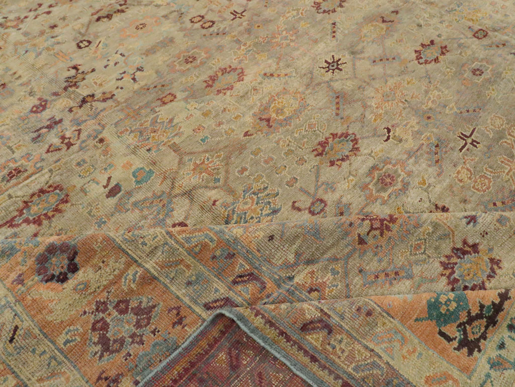 An Oushak Carpet, No.10187 - Staging