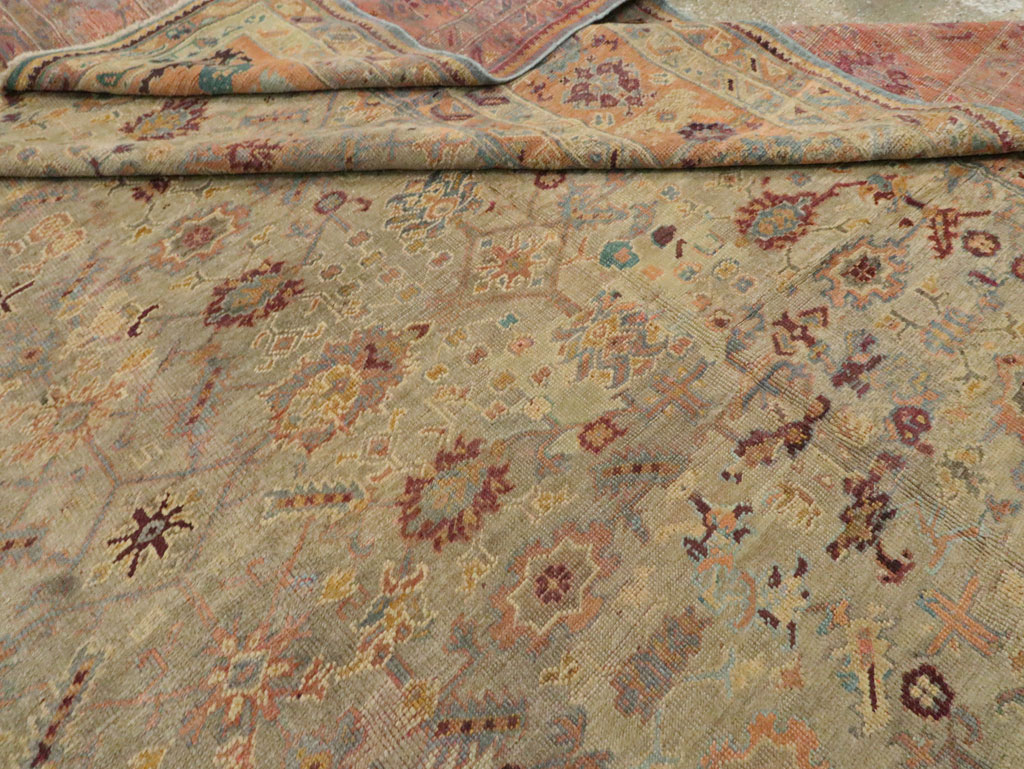 An Oushak Carpet, No.10187 - Staging