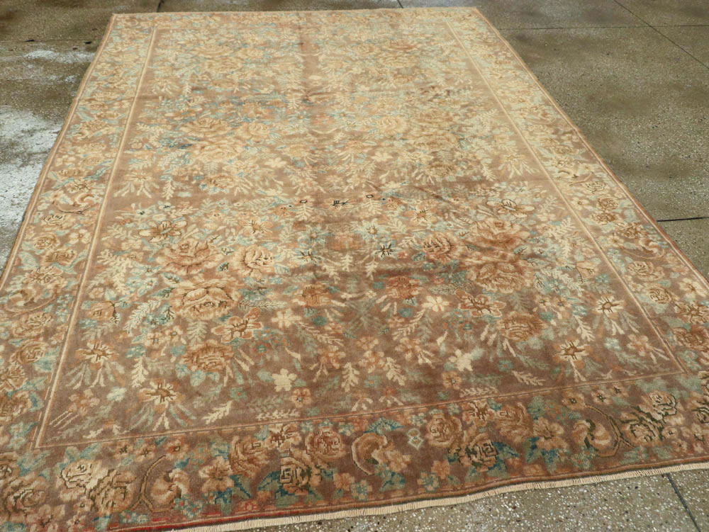 Vintage Caucasian Karabagh Carpet, No.10191 - Staging