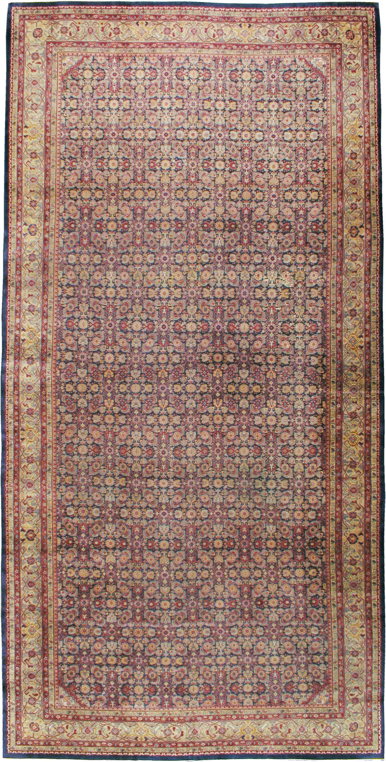 Antique Indian Lahore Carpet, No.10192 - Staging