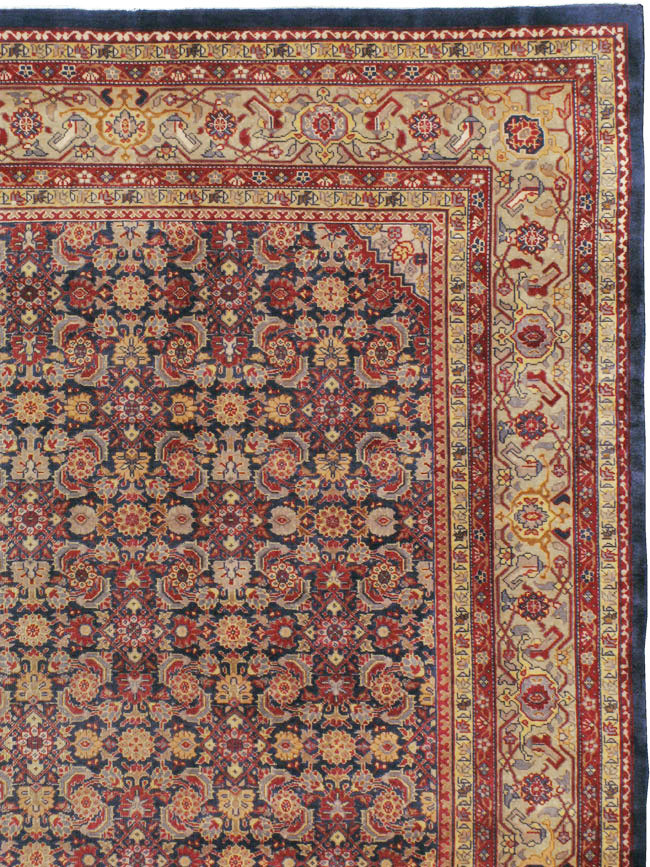 Antique Indian Lahore Carpet, No.10192 - Staging