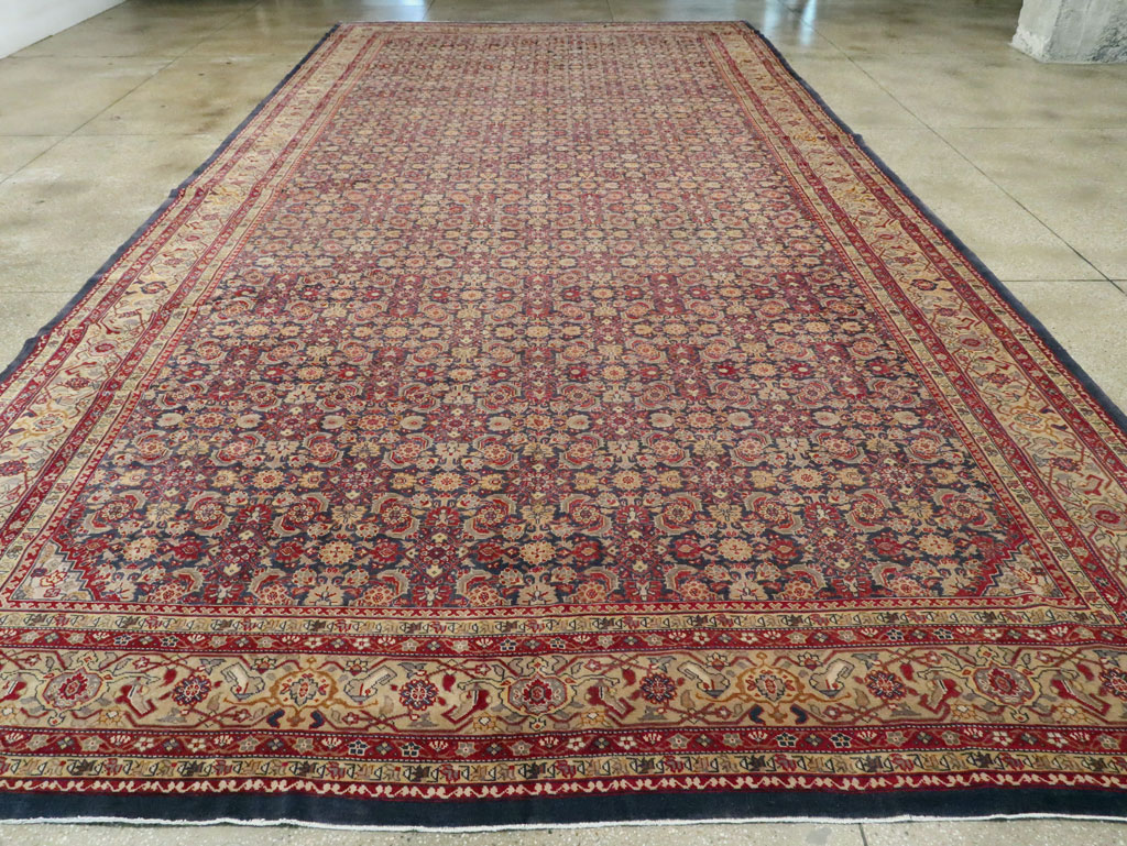Antique Indian Lahore Carpet, No.10192 - Staging