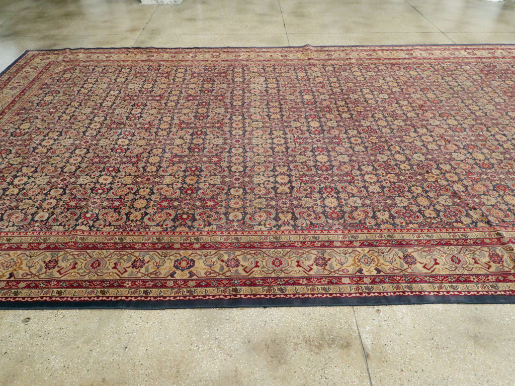 Antique Indian Lahore Carpet, No.10192 - Staging
