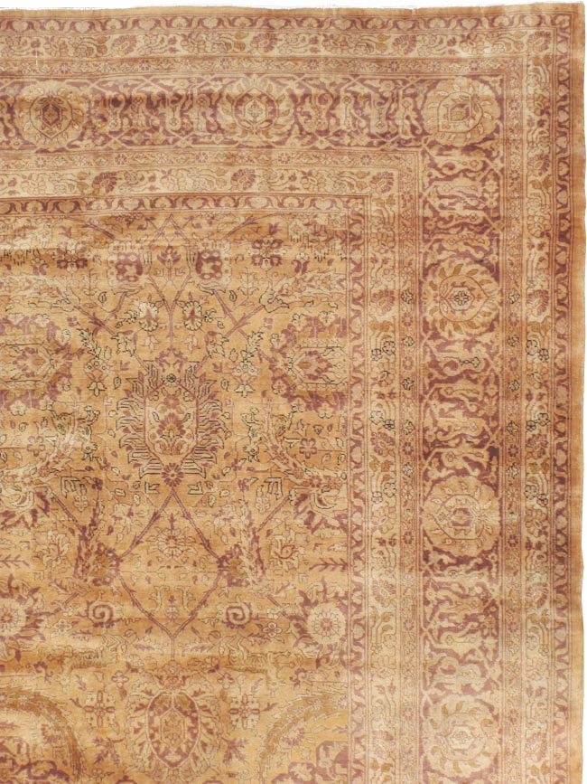 Antique Indian Lahore Carpet, No.10219 - Staging