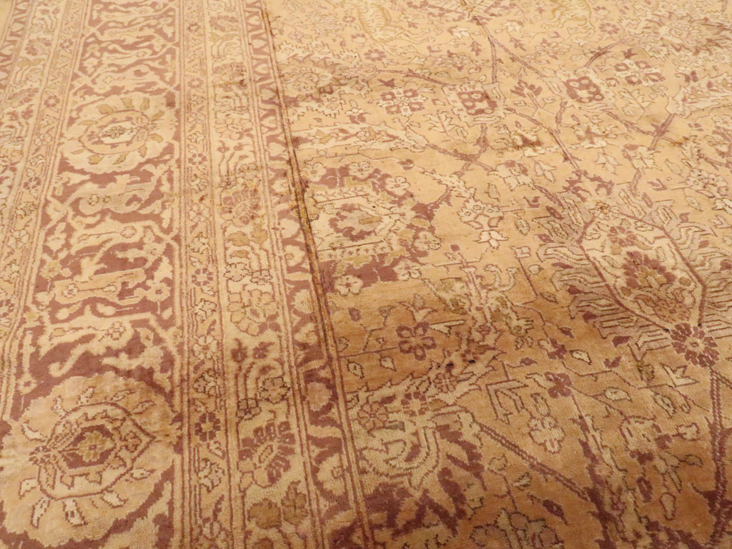 Antique Indian Lahore Carpet, No.10219 - Staging