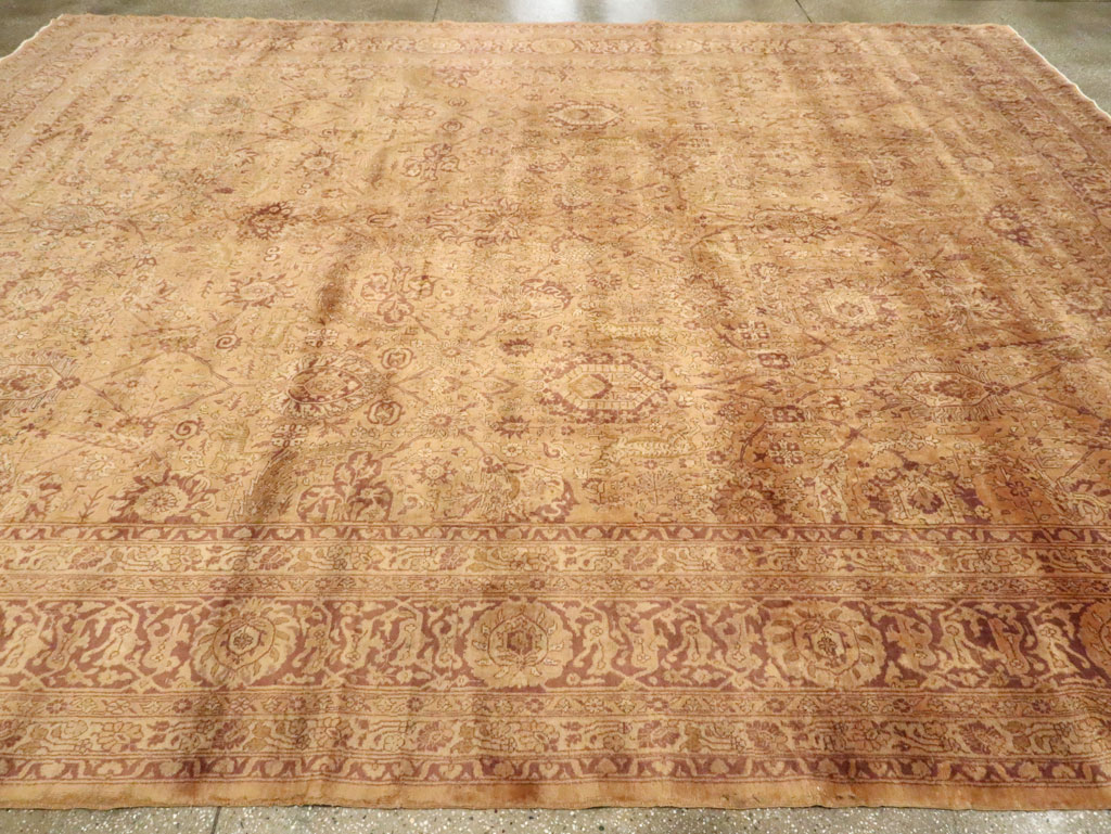 Antique Indian Lahore Carpet, No.10219 - Staging