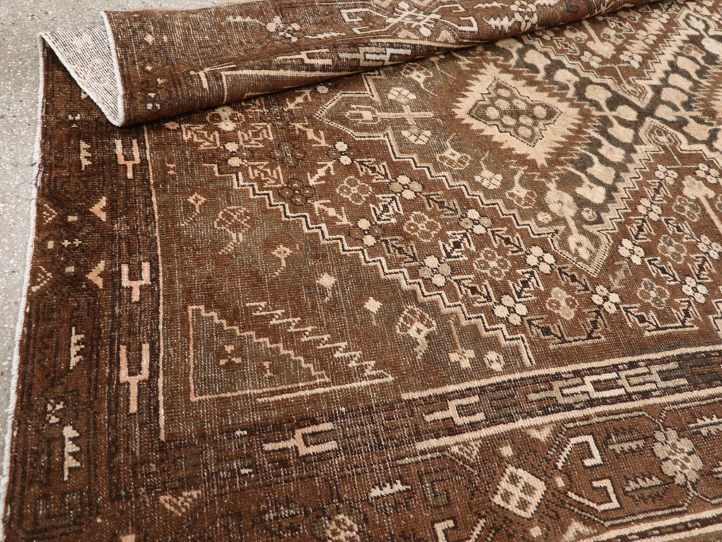 Antique East Turkestan Khotan Accent Rug, No.10242 - Staging