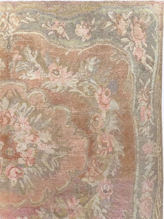 Antique East Turkestan Khotan Carpet, No.10245 - Staging