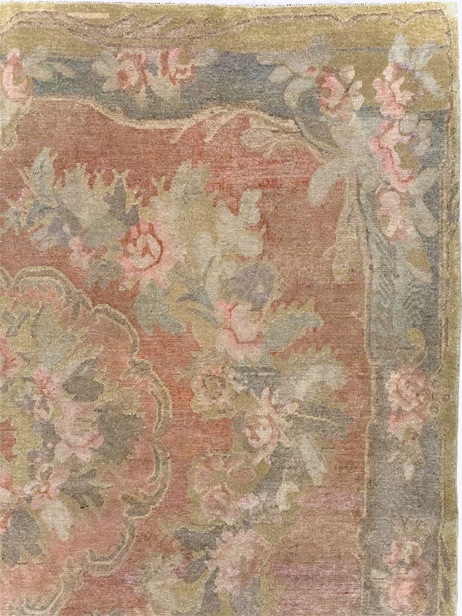 Antique East Turkestan Khotan Carpet, No.10245 - Staging