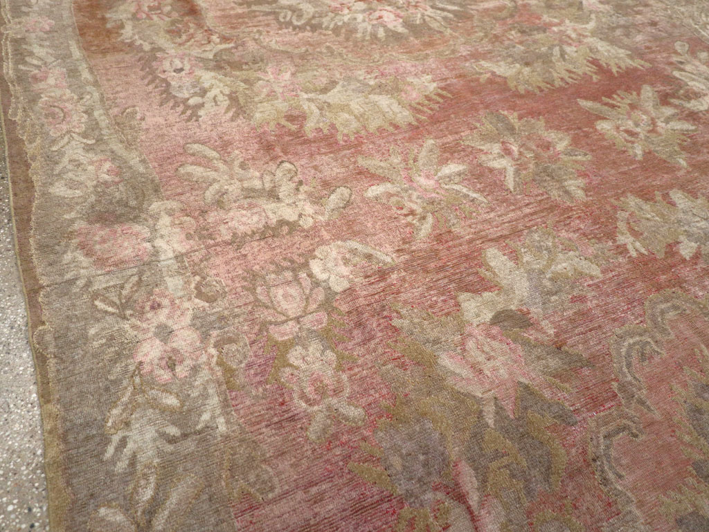 Antique East Turkestan Khotan Carpet, No.10245 - Staging