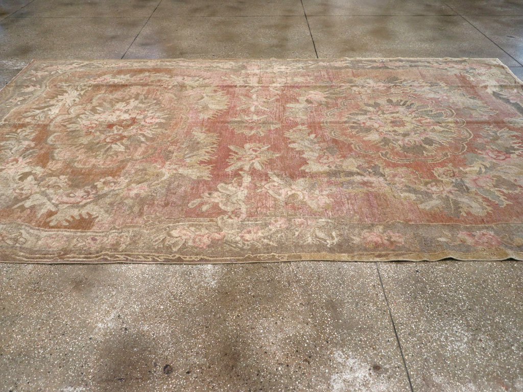 Antique East Turkestan Khotan Carpet, No.10245 - Staging