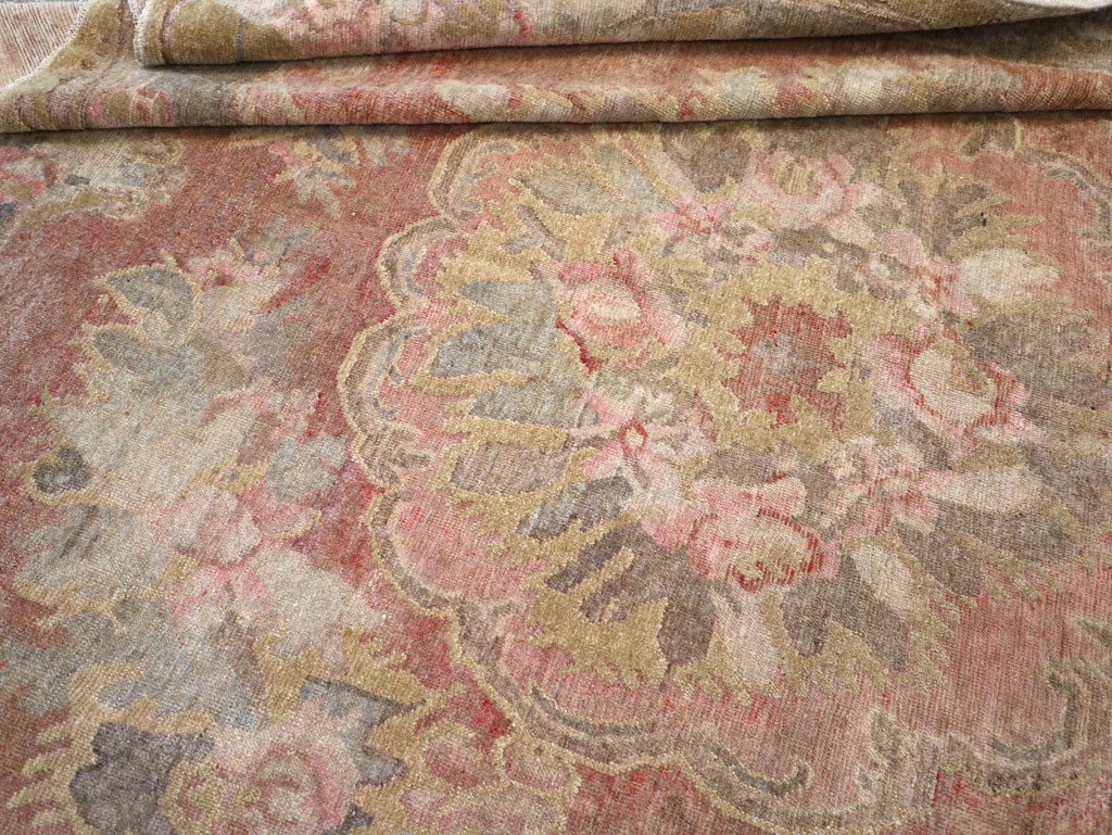 Antique East Turkestan Khotan Carpet, No.10245 - Staging