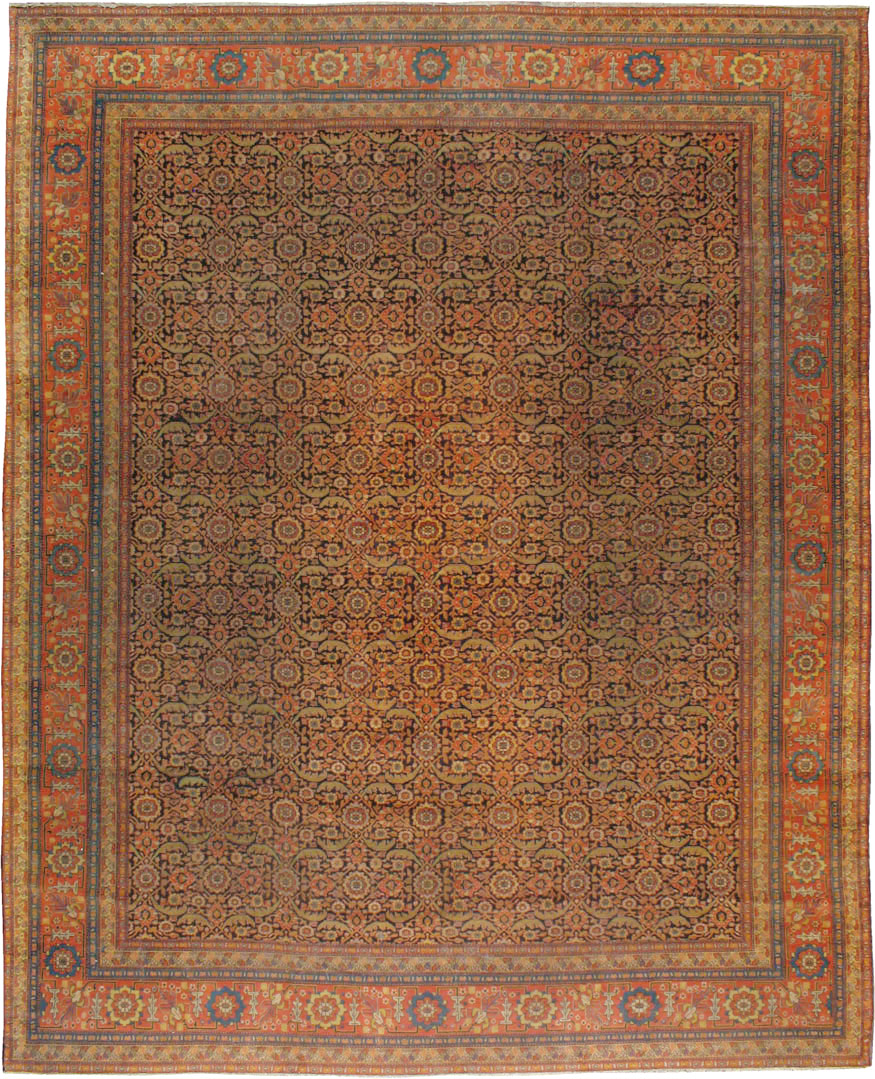 Antique Indian Amritsar Carpet, No.10255 - Staging