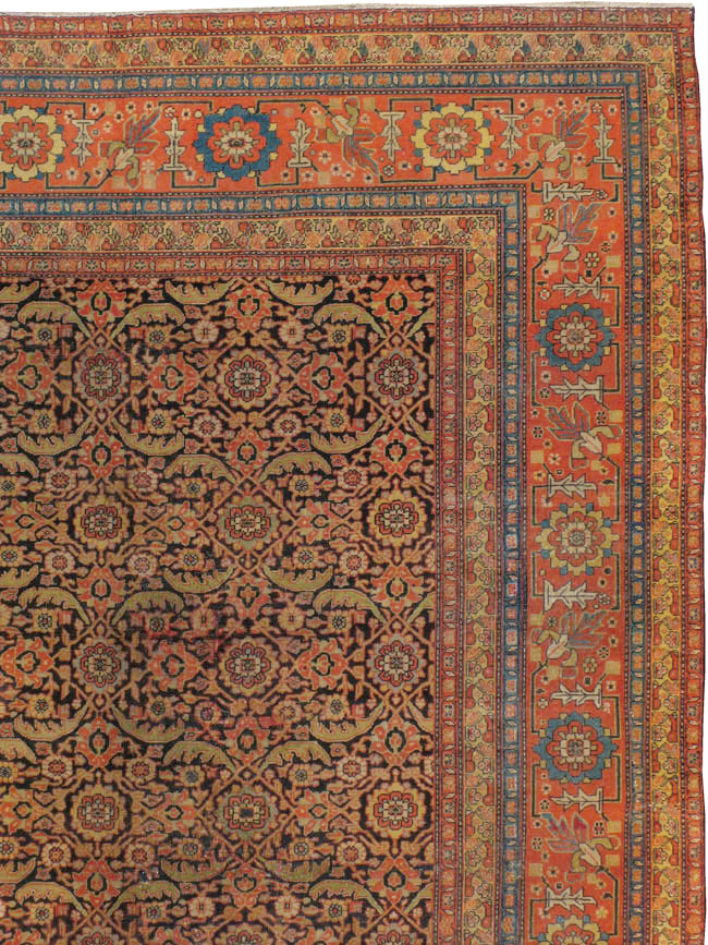 Antique Indian Amritsar Carpet, No.10255 - Staging