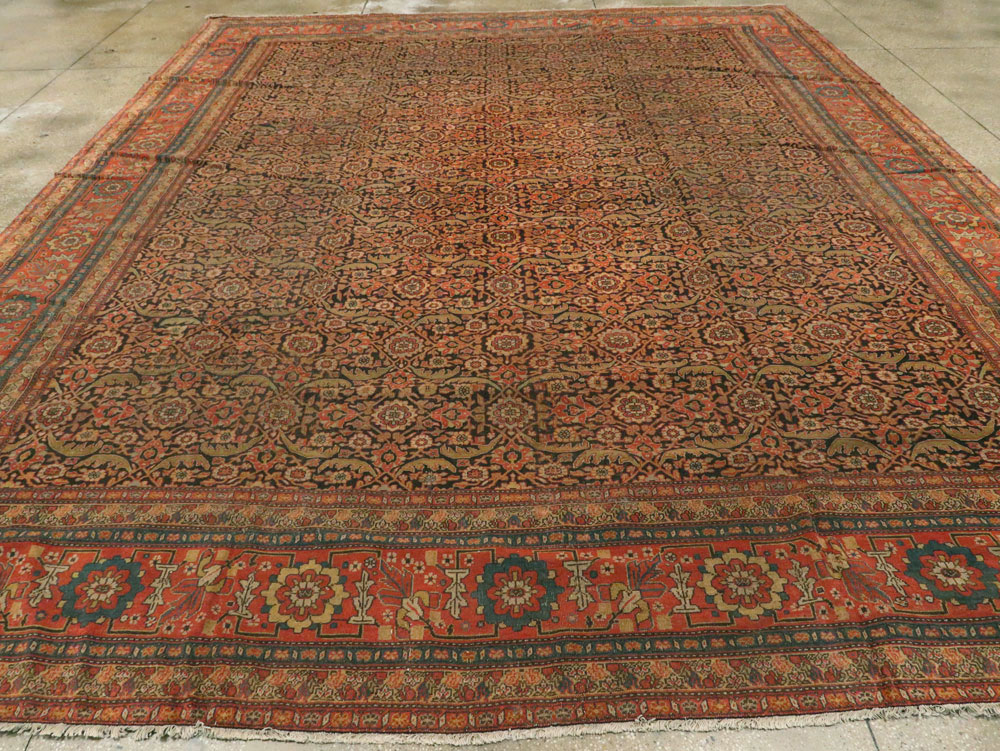 Antique Indian Amritsar Carpet, No.10255 - Staging