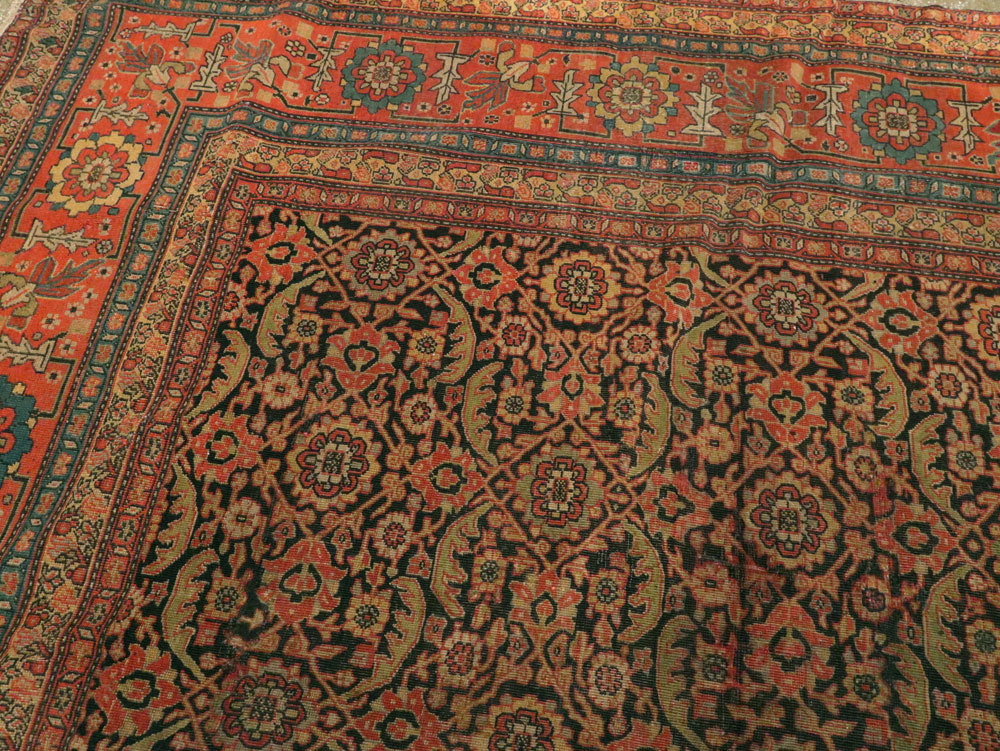 Antique Indian Amritsar Carpet, No.10255 - Staging