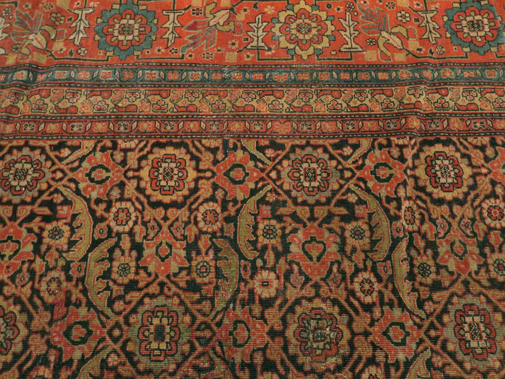 Antique Indian Amritsar Carpet, No.10255 - Staging