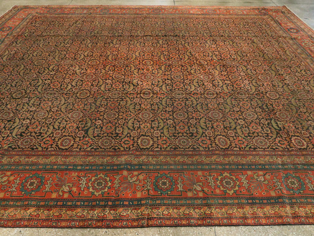 Antique Indian Amritsar Carpet, No.10255 - Staging