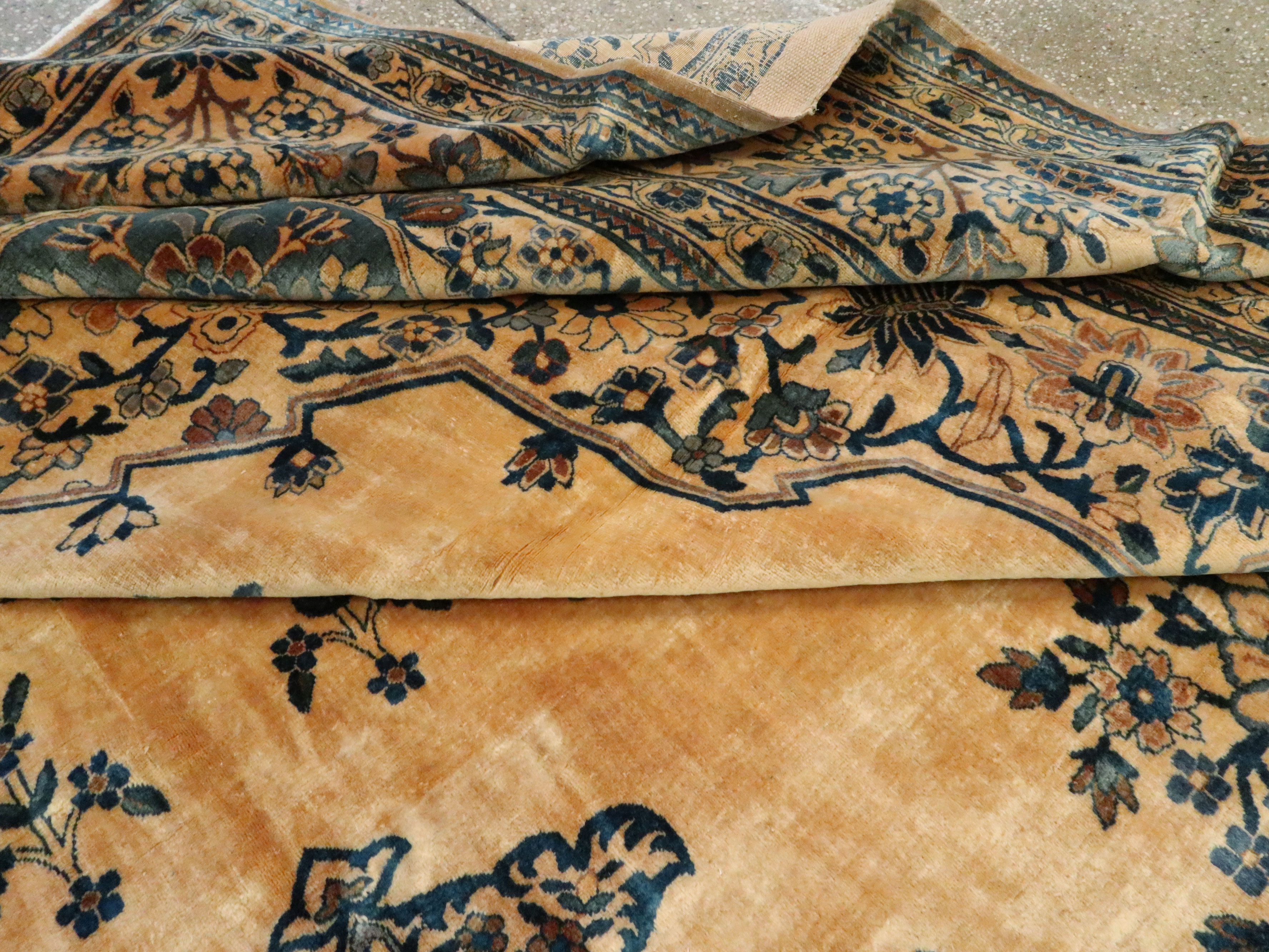 Persian Kashan Carpet, No.10259 - Staging