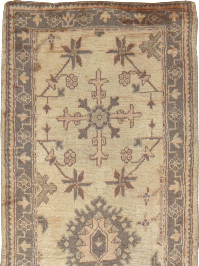 Antique Turkish Oushak Runner, No.10263 - Staging
