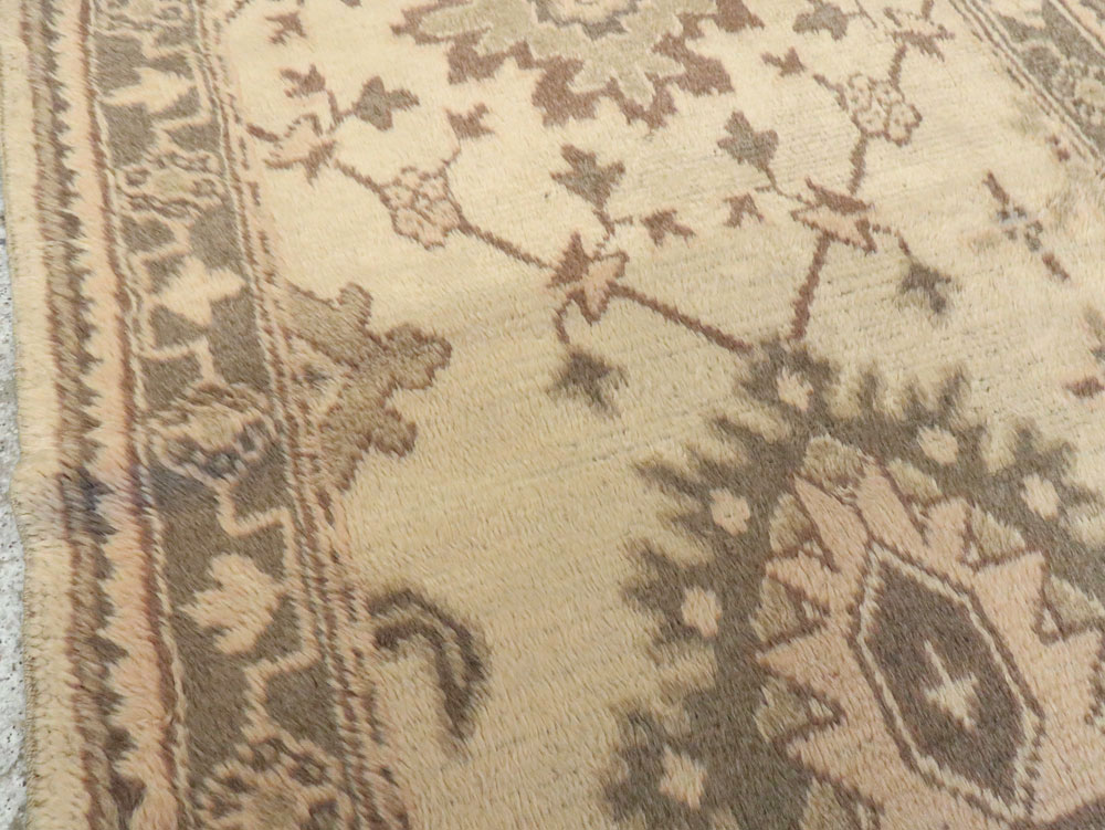 Antique Turkish Oushak Runner, No.10263 - Staging