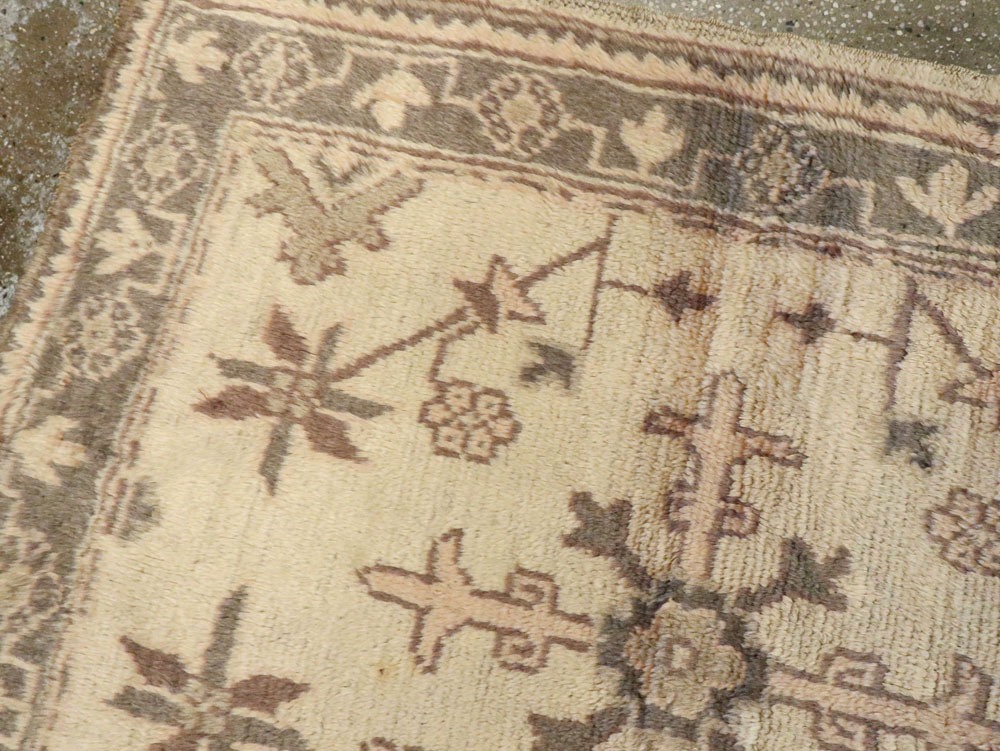 Antique Turkish Oushak Runner, No.10263 - Staging