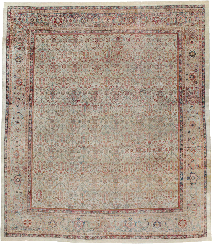Antique Persian Mahal Carpet, No.10266 - Staging