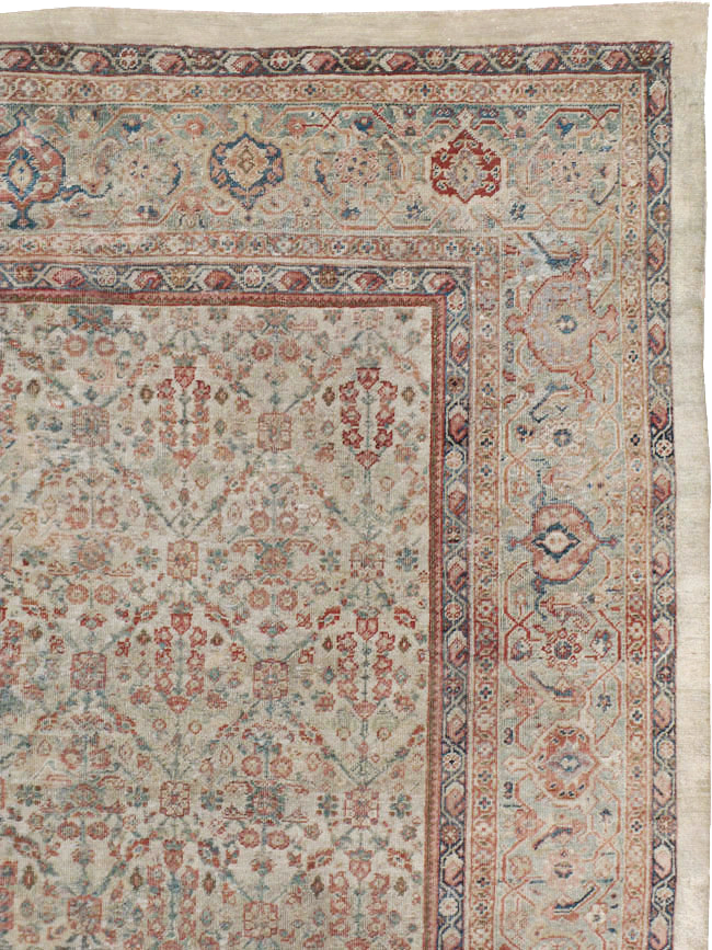 Antique Persian Mahal Carpet, No.10266 - Staging