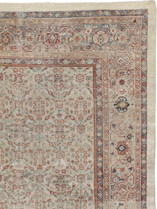 Antique Persian Mahal Carpet, No.10266 - Staging