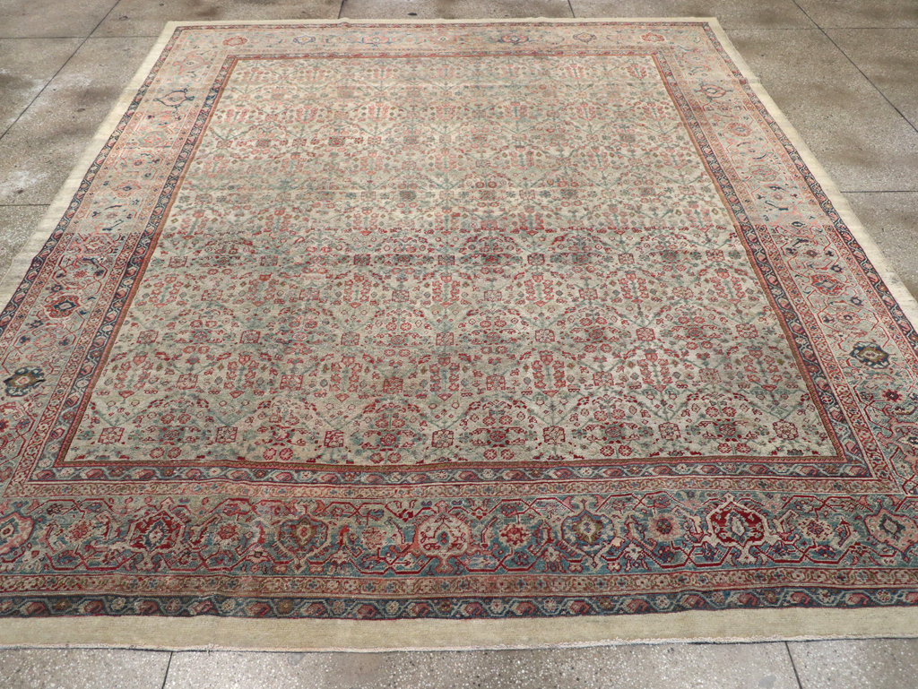 Antique Persian Mahal Carpet, No.10266 - Staging