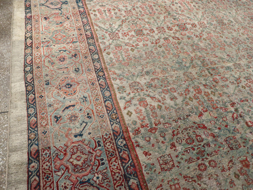 Antique Persian Mahal Carpet, No.10266 - Staging