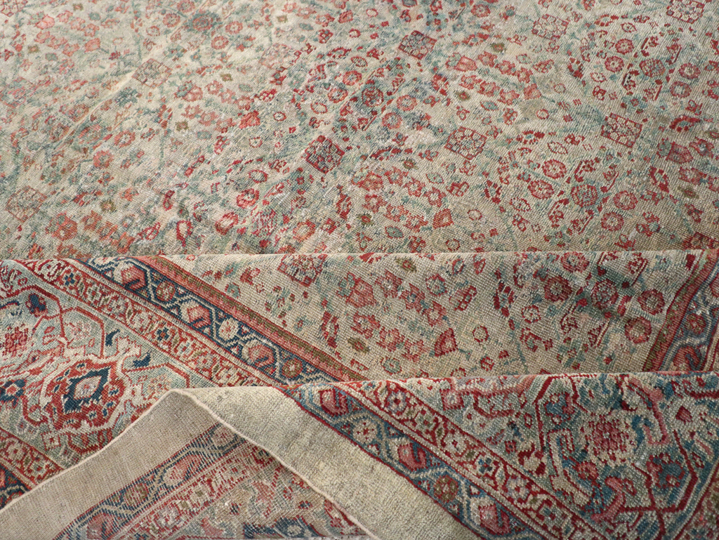 Antique Persian Mahal Carpet, No.10266 - Staging