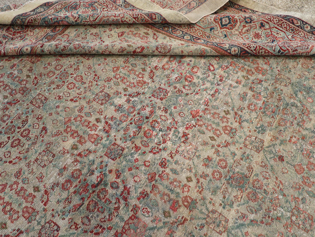 Antique Persian Mahal Carpet, No.10266 - Staging