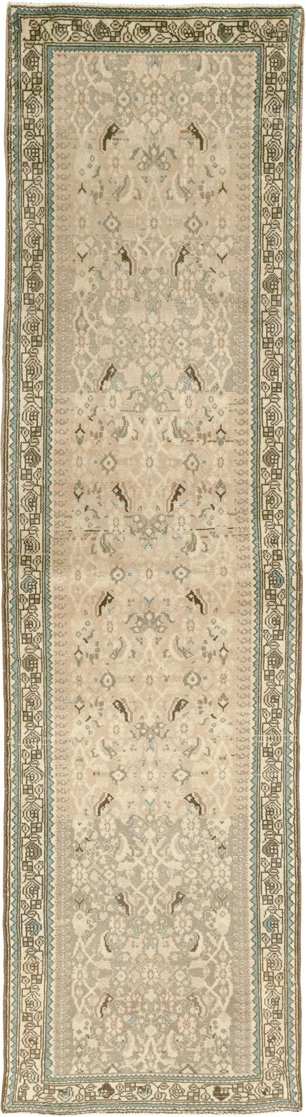 Antique Persian Malayer Runner, No.10307 - Staging