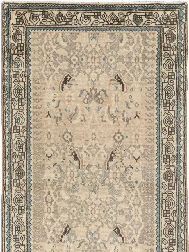 Antique Persian Malayer Runner, No.10307 - Staging