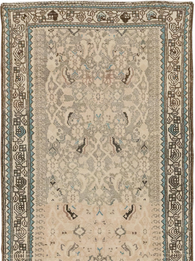 Antique Persian Malayer Runner, No.10307 - Staging