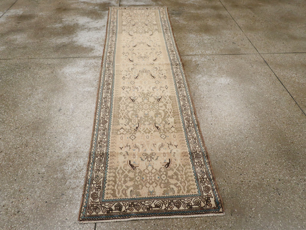 Antique Persian Malayer Runner, No.10307 - Staging