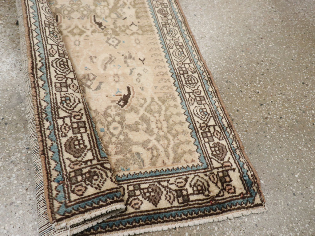 Antique Persian Malayer Runner, No.10307 - Staging